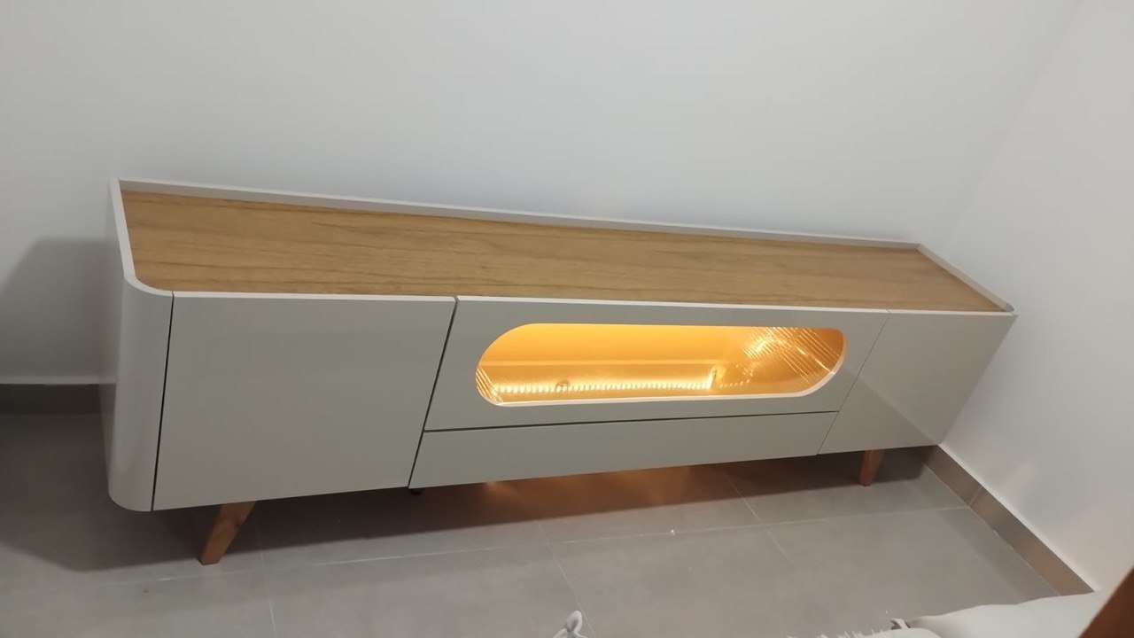 Rack de sala montado